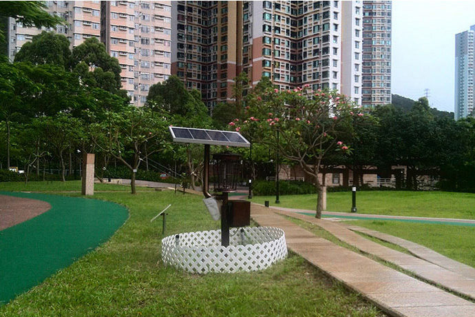 公園景區草坪太陽(yáng)能滅蚊燈