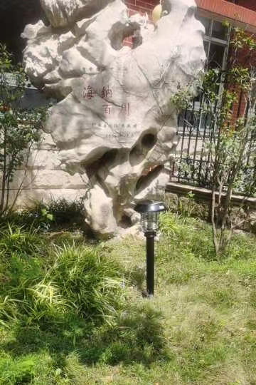 天一中學(xué)草坪滅蚊燈，學(xué)校太陽(yáng)能滅蚊燈